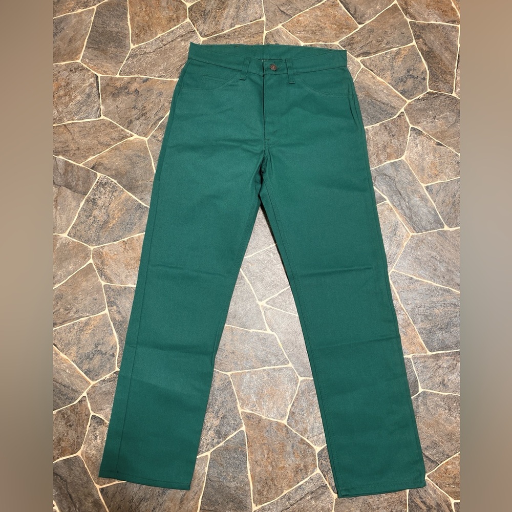 Levi's Men's Black Tab Pine Green Straight Jeans